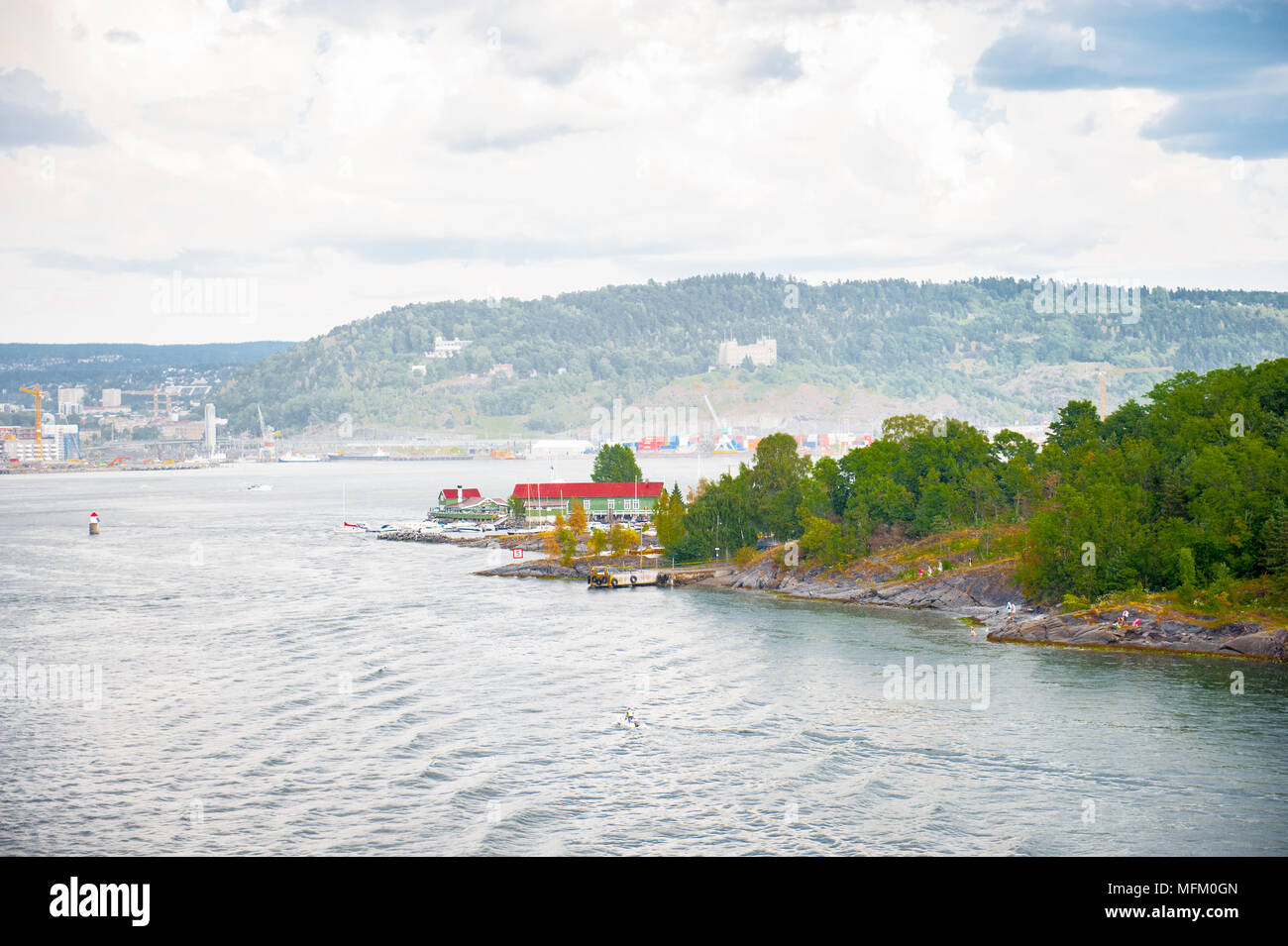 Oslofjord, an inlet in the south-east of Norway, stretching from an ...