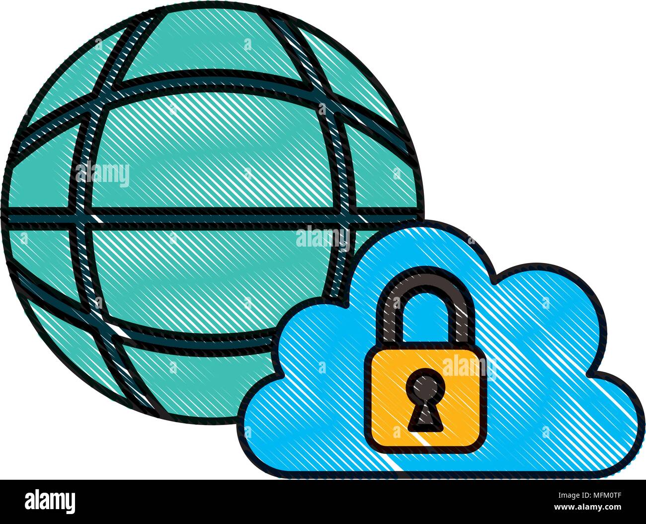 cyber security concept Stock Vector Image & Art - Alamy