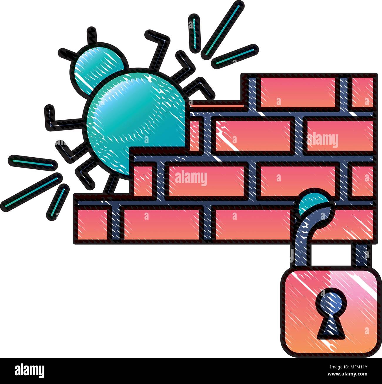 cyber security concept Stock Vector Image & Art - Alamy