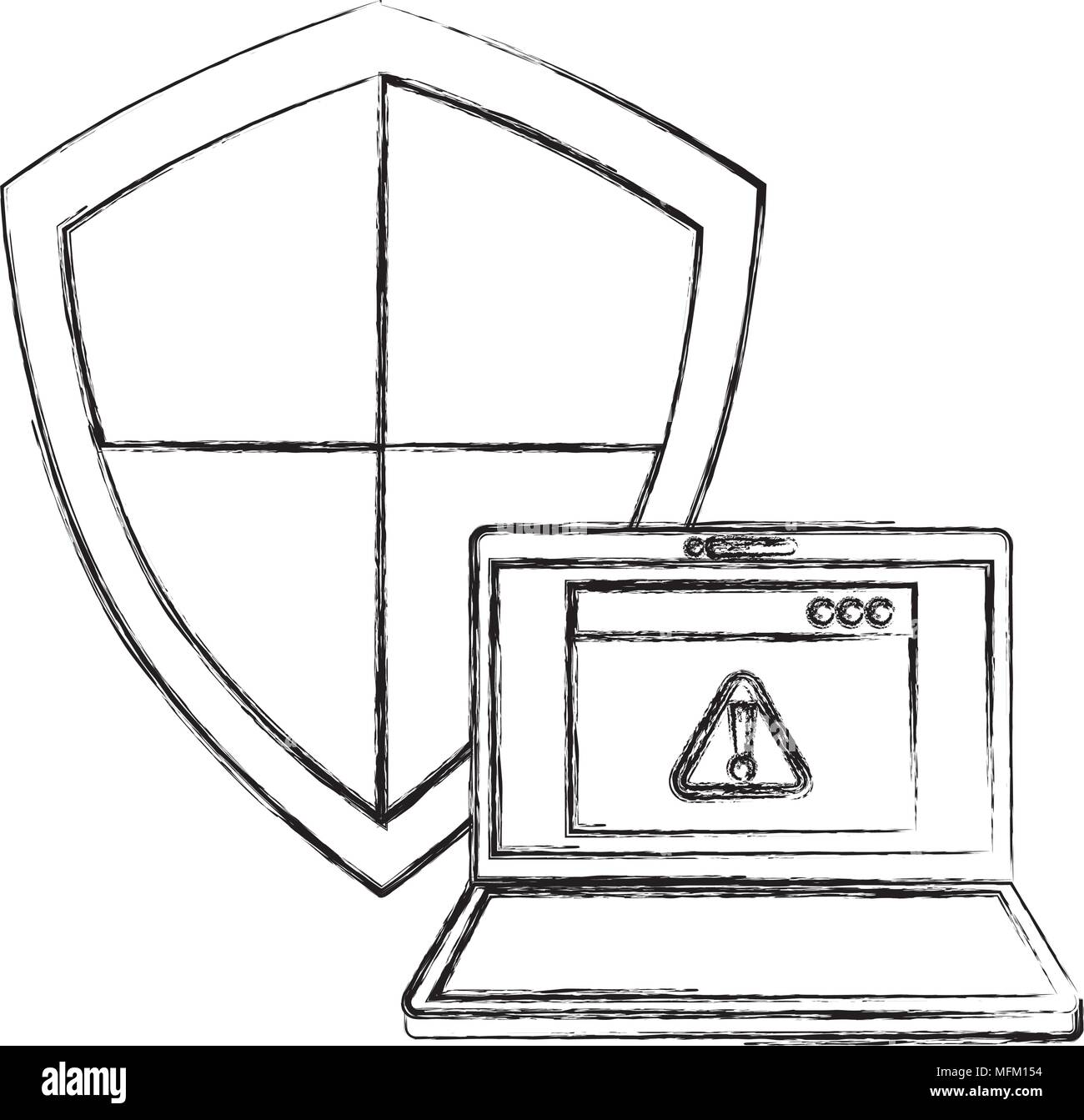 cyber security concept Stock Vector Image & Art - Alamy