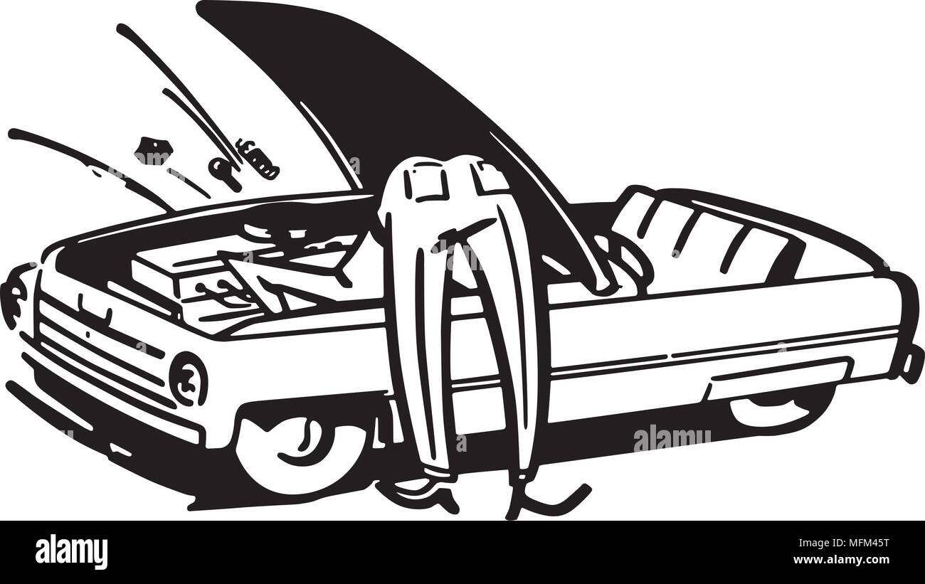 fixing cars clipart images