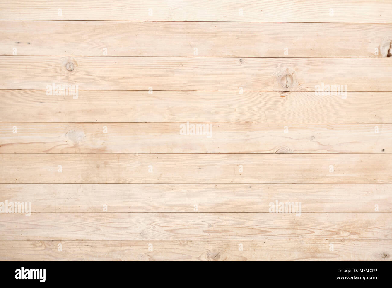 Wood Flooring Lumber With Grain Lines In Light Brown Color Stock