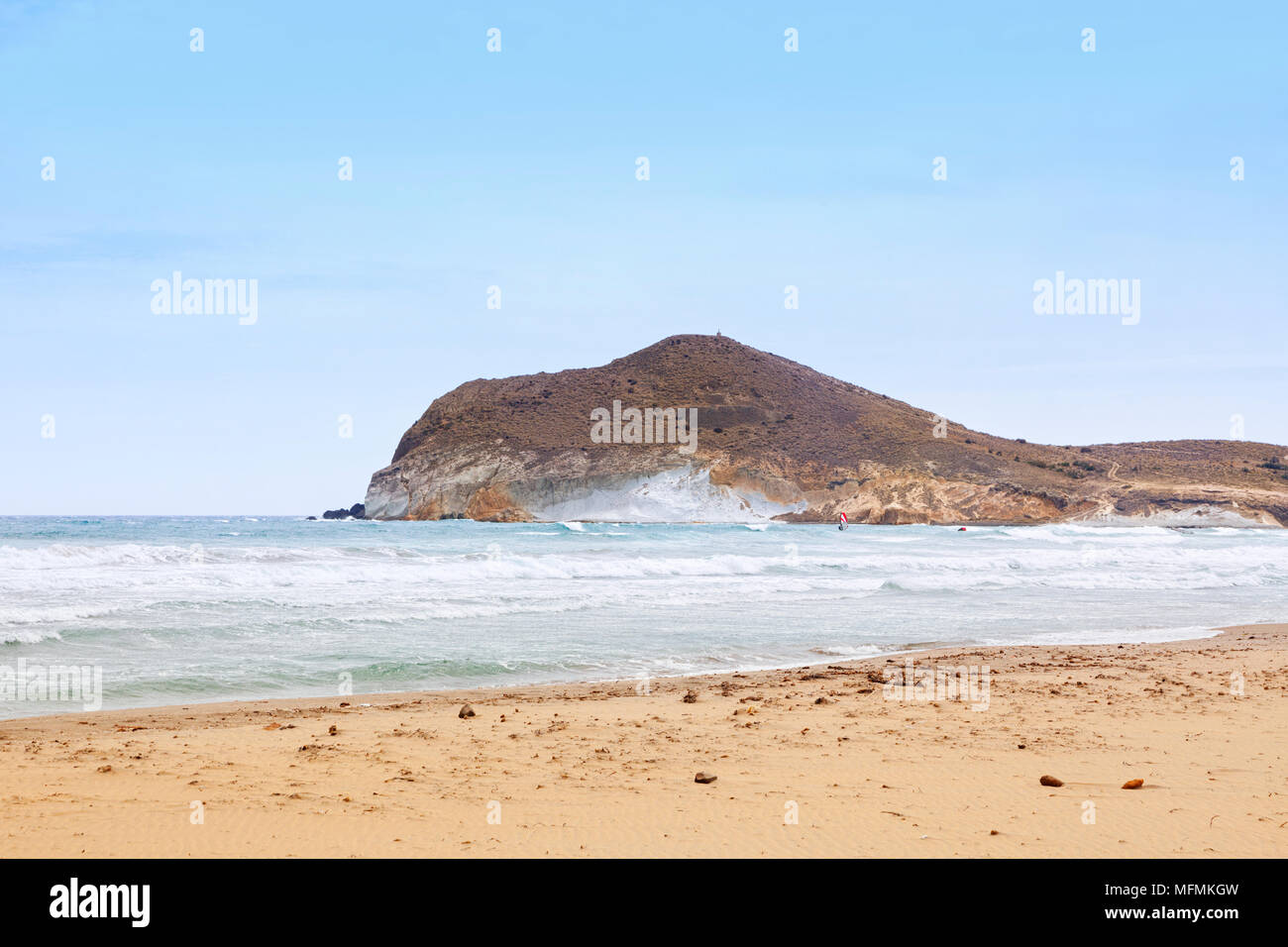 Playa de los genoveses, cabo de gata hires stock photography and