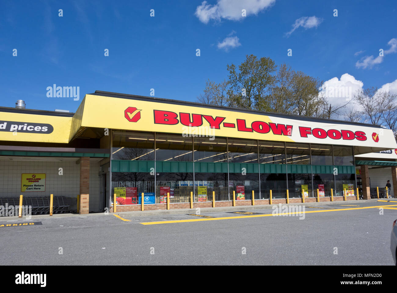 BuyLow Foods grocery store in Metro Vancouver, BC, Canada Stock Photo