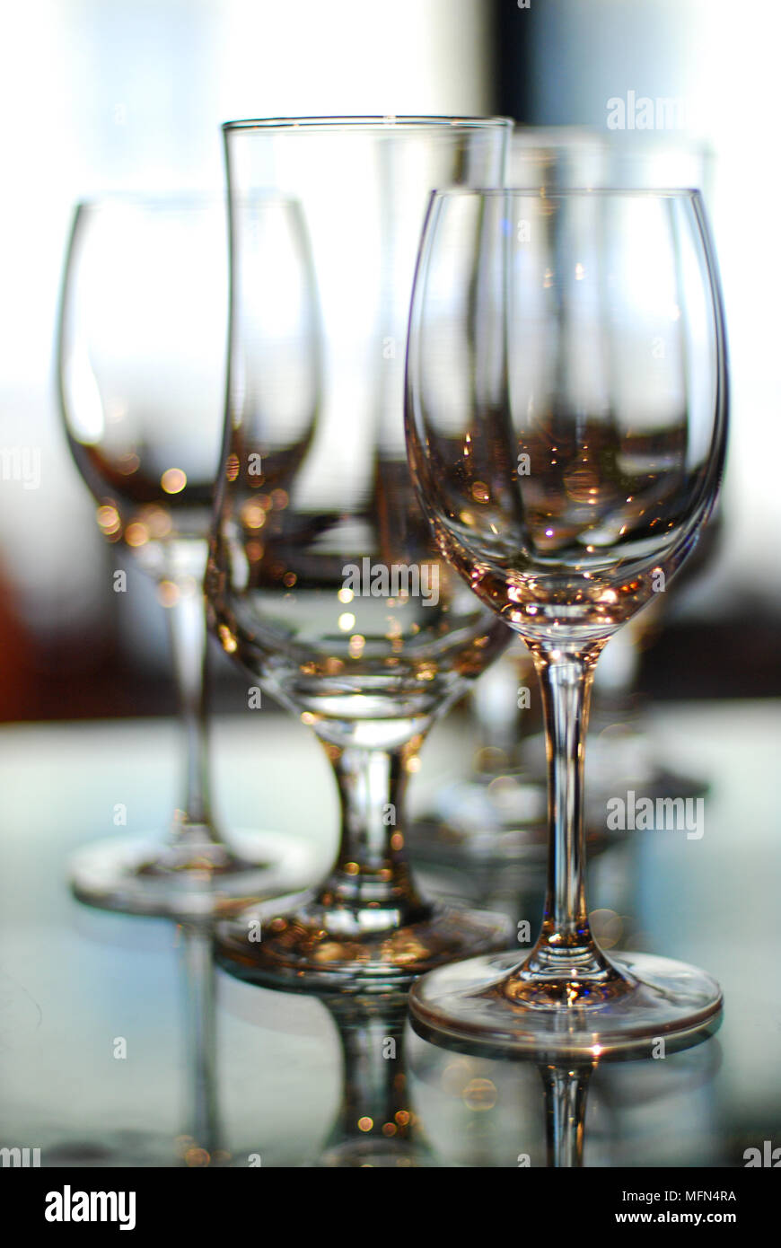 Abstract Wine Glass Design 