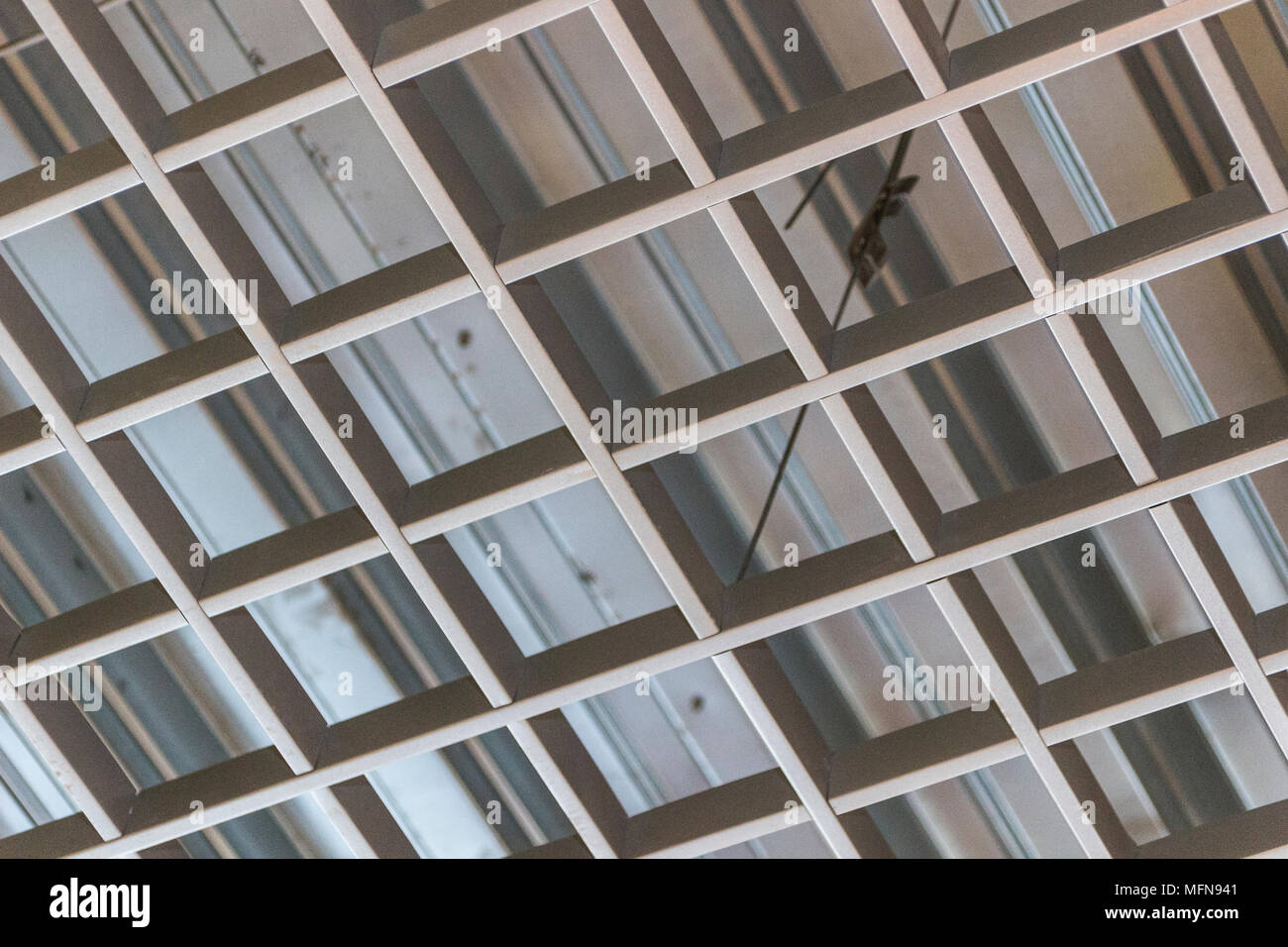 Suspended Ceiling Texture Stock Photo 181791681 Alamy