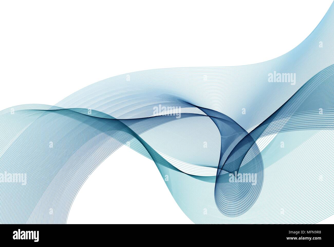 Abstract wave isolated on white background. Vector illustration EPS10 ...
