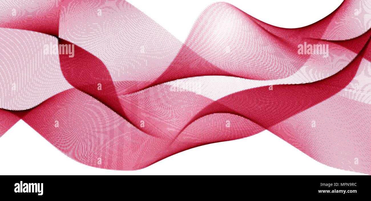 Abstract wave isolated on white background. Vector illustration EPS10 ...