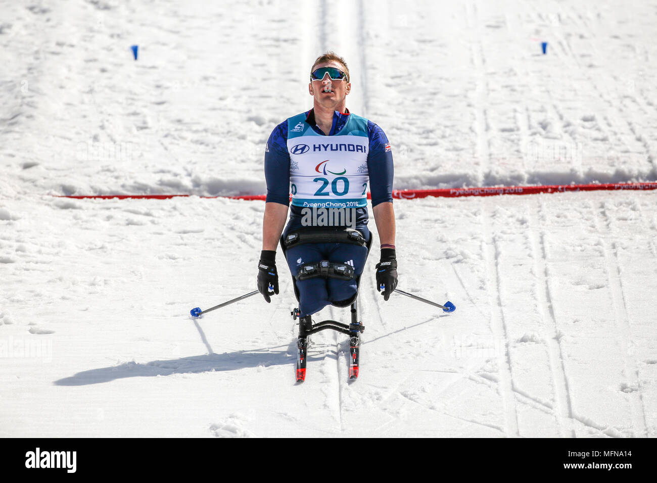 Pyeongchang 14th Biathlon center Meenagh Scott in CrossCountry