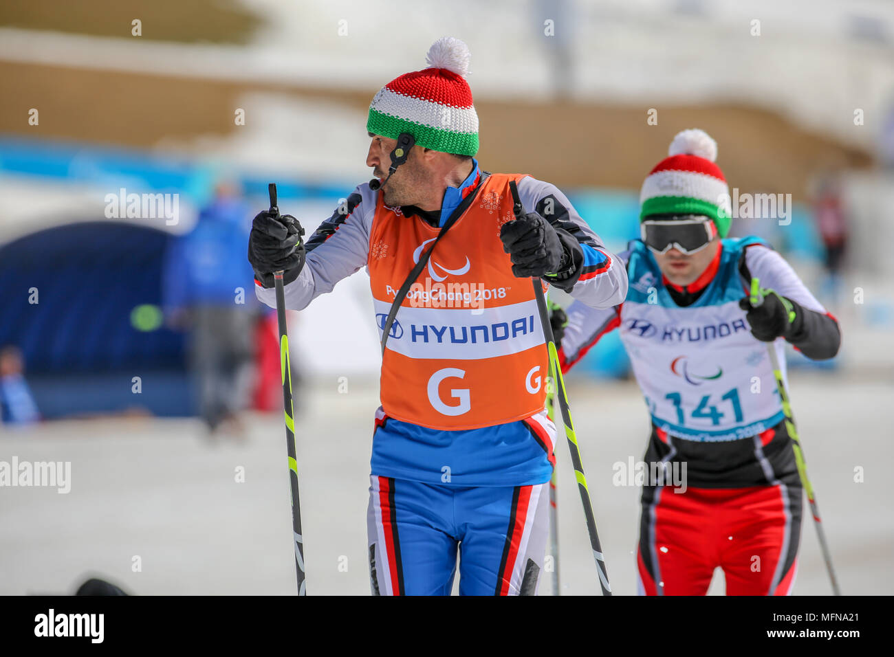 Pyeongchang 2018 March 14th Biathlon center in CrossCountry Skiing