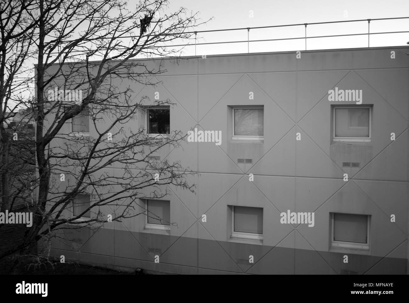 Budget hotel, France Stock Photo