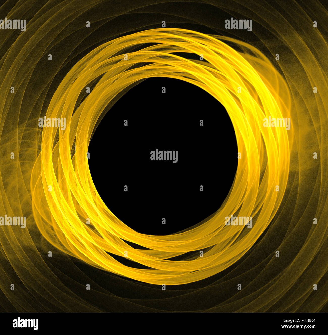 A black background with a bunch of yellow circles photo – Free