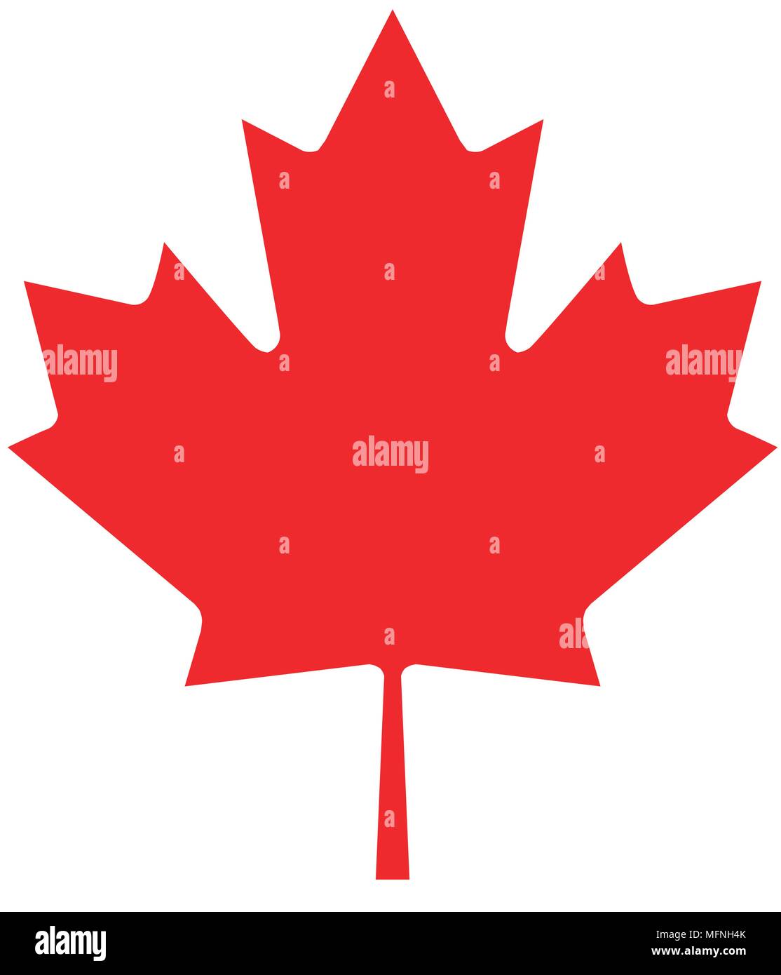 Red maple leaf icon Stock Vector Image & Art - Alamy