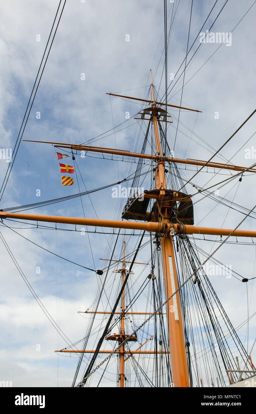 Tall Mast On Old Ship With Rigging Stock Photo Alamy tall-mast-on-old-ship-with-rigging-stock-photo-alamy