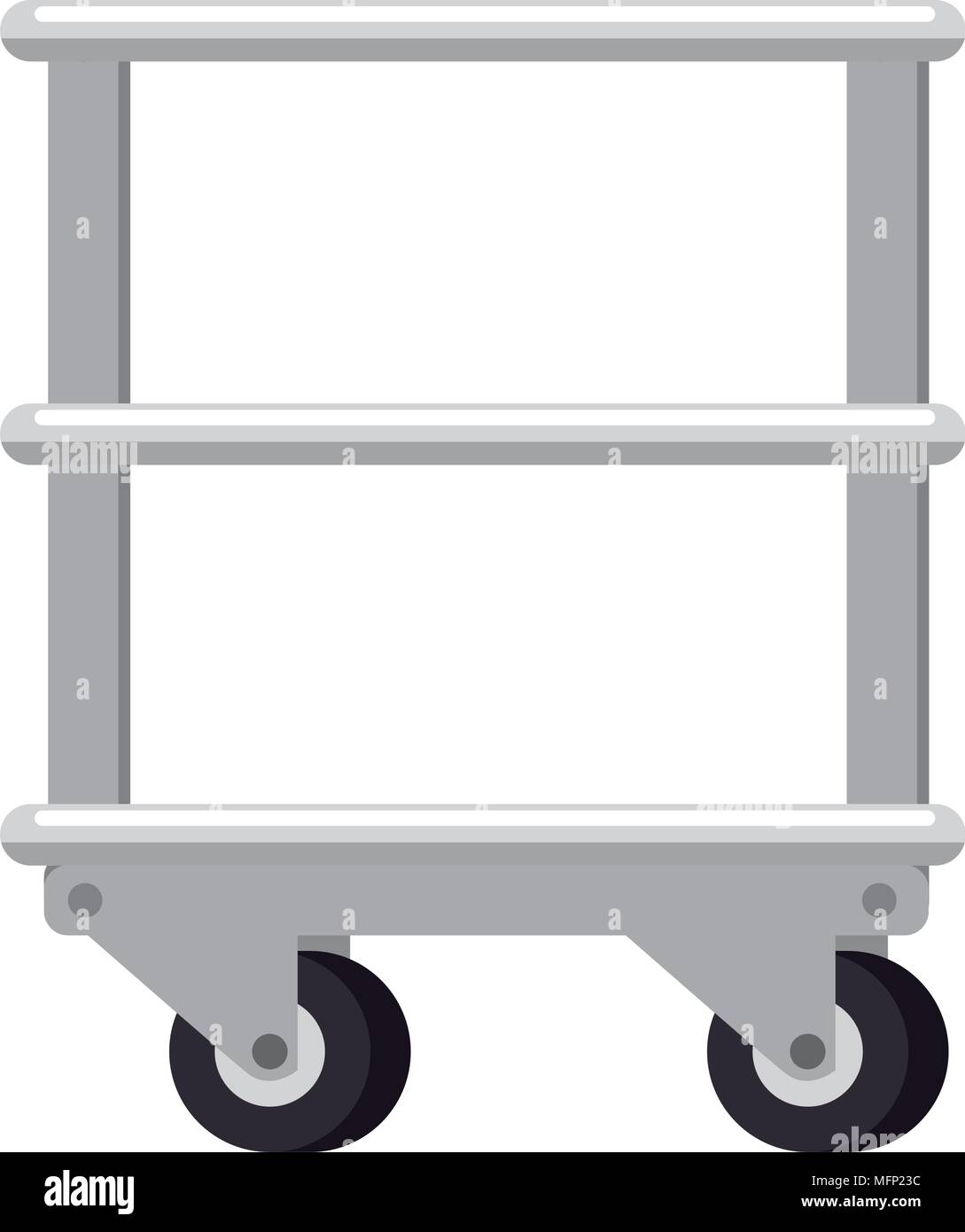 table with operating room wheels vector illustration design Stock ...