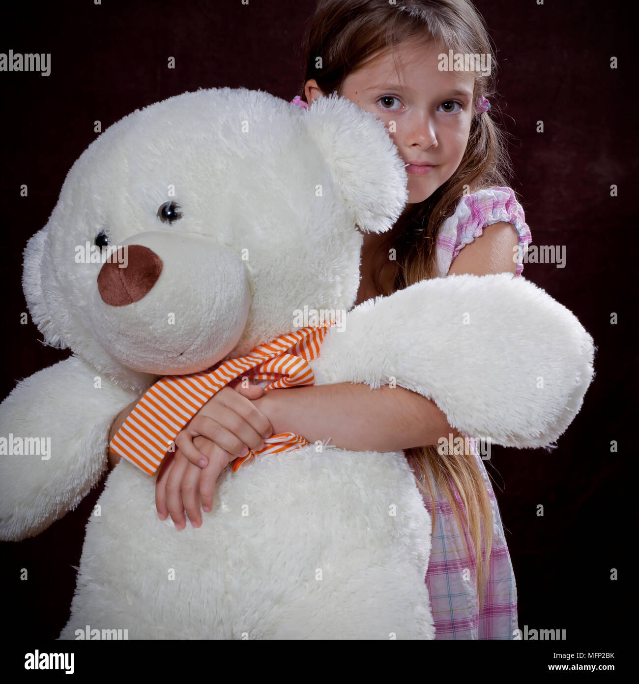 big teddy bear for her