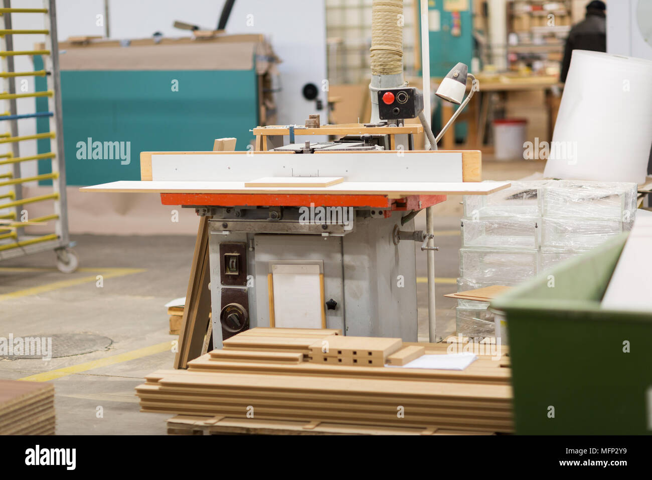 woodworking factory Stock Photo Alamy