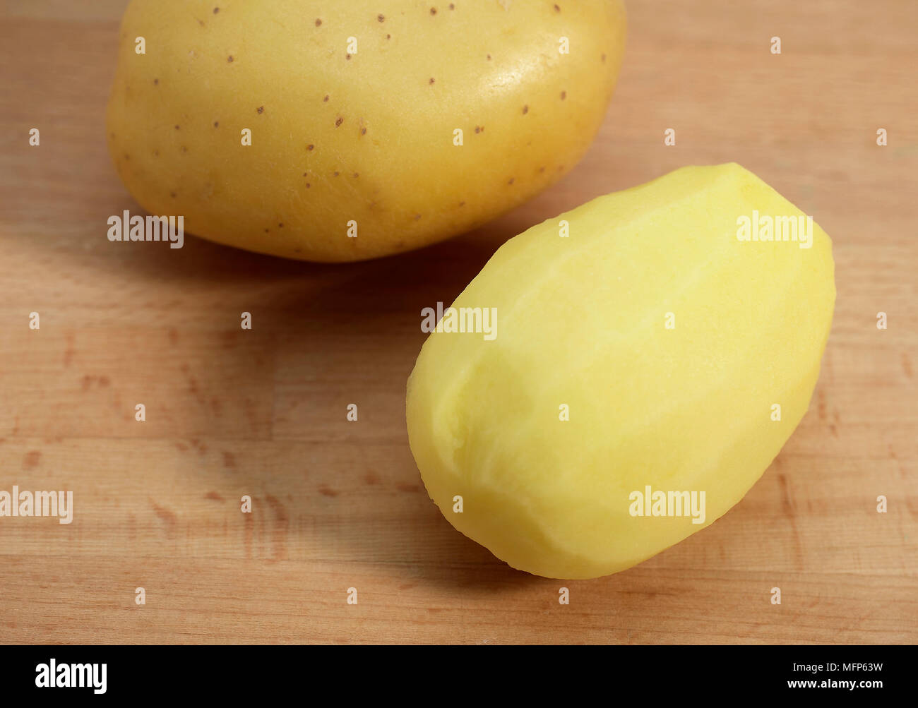 Mona Lisa Potato, Solanum tuberosum Stock Photo