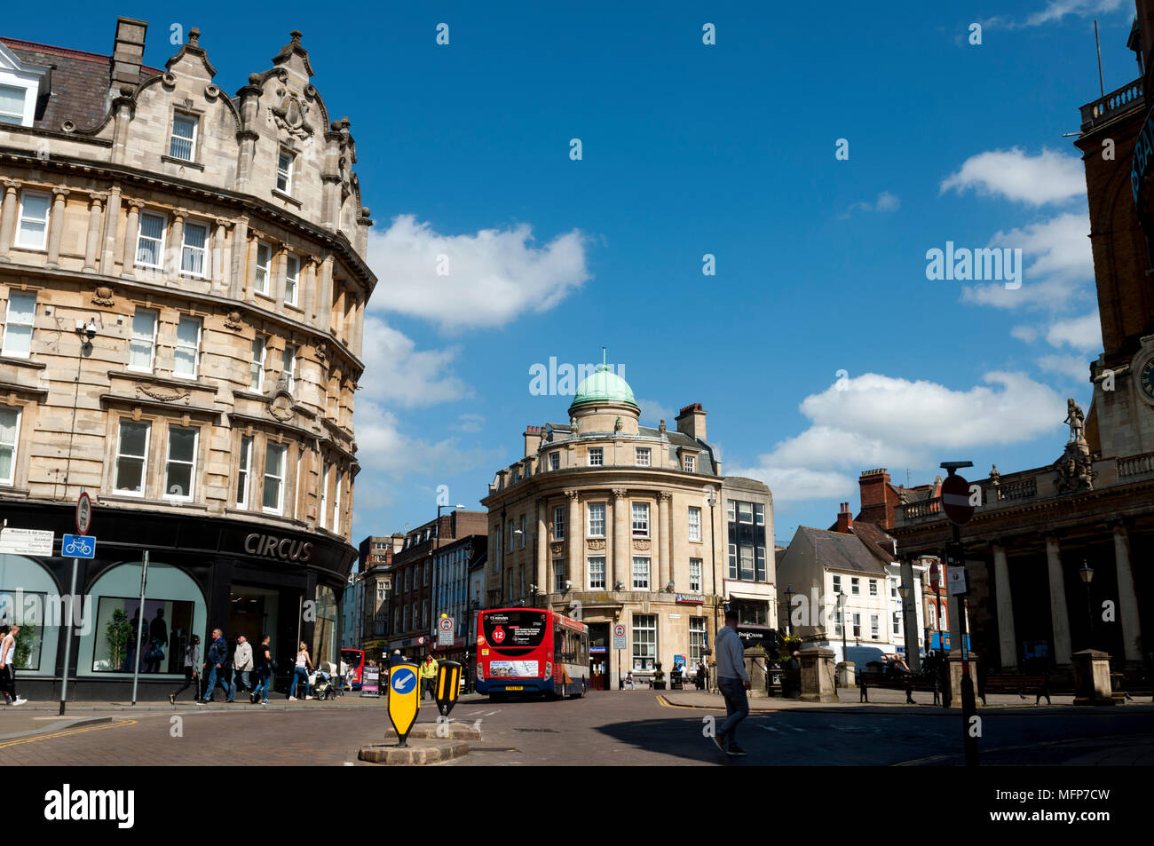 Northampton town centre, Northamptonshire, England, UK Stock Photo