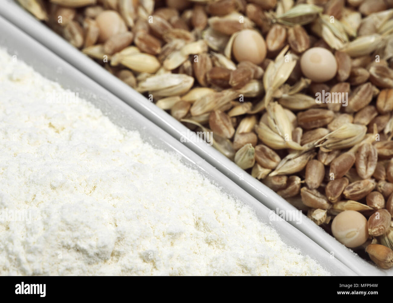 Wheat Flour and Seeds Stock Photo Alamy