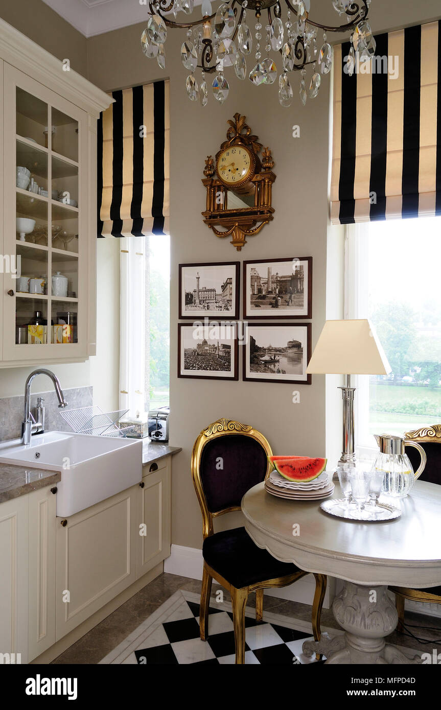 roman blinds kitchen