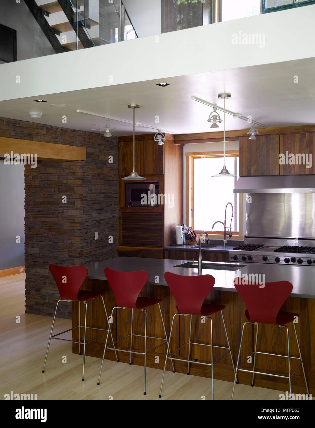 Red kitchen bar stools hot sale
