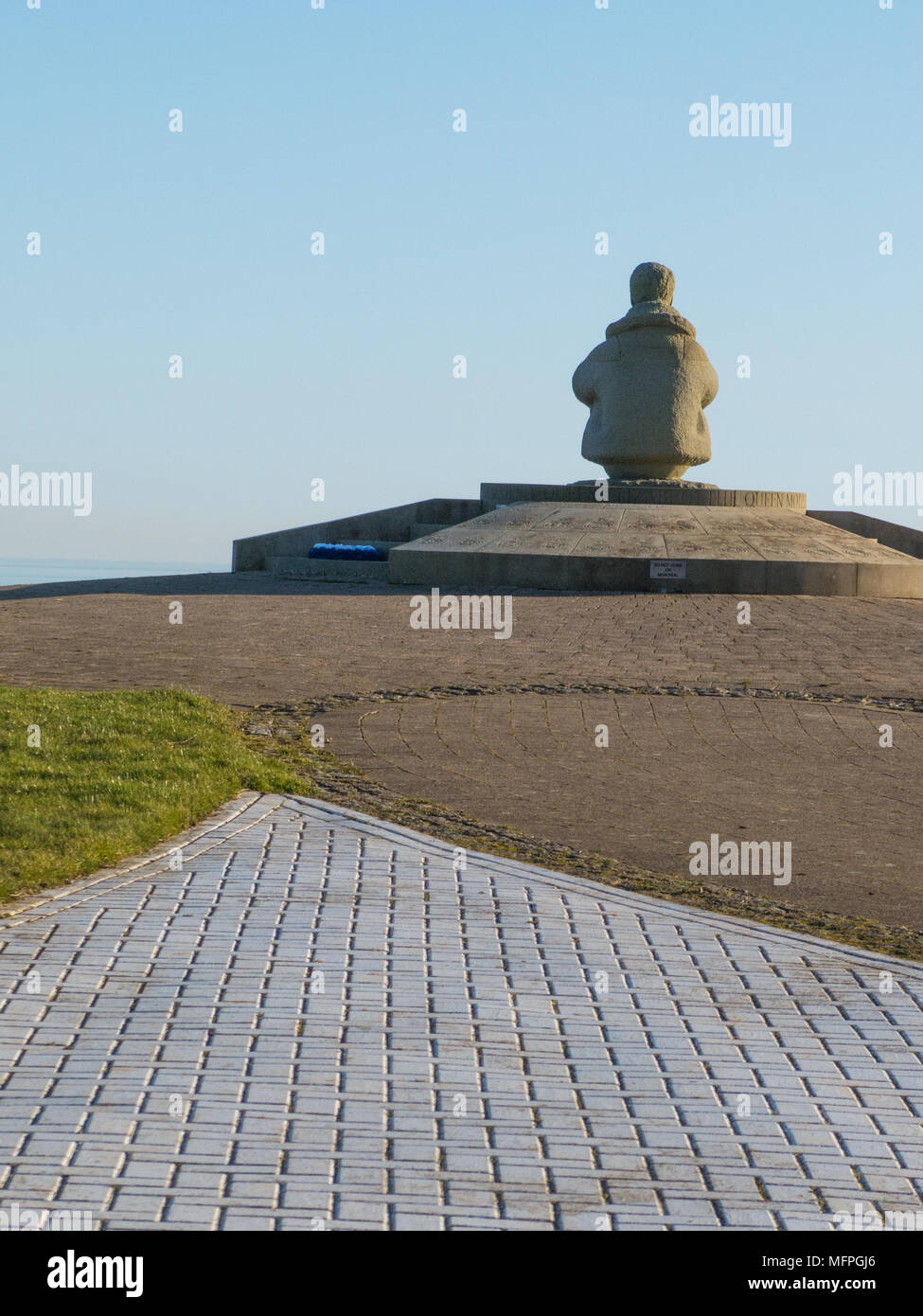 Battle of Britain Memorial Capel-le-Ferne near Folkestone Stock Photo