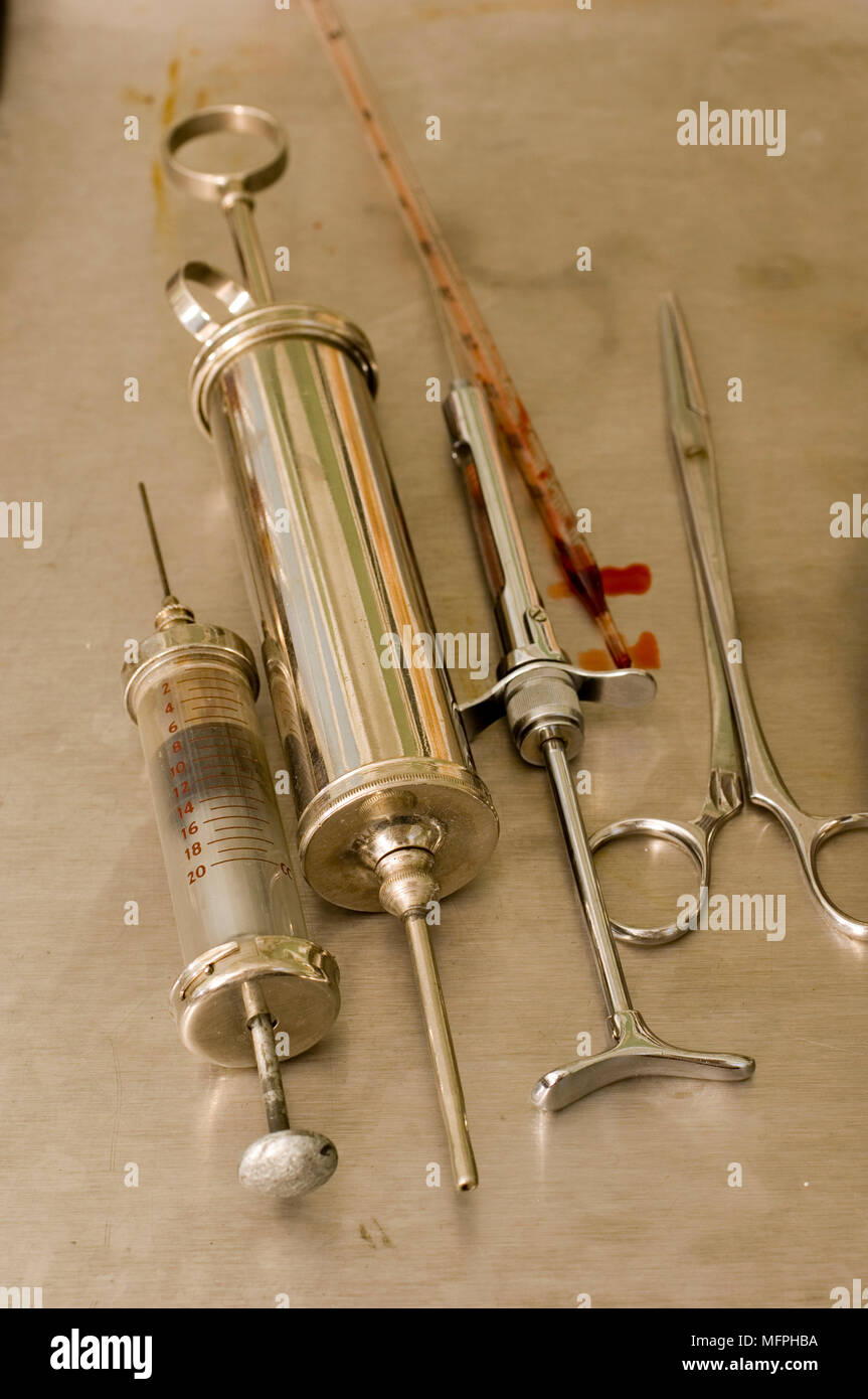 A selection of medical instruments. Ref: CRUSC 10054 034 Compulsory ...