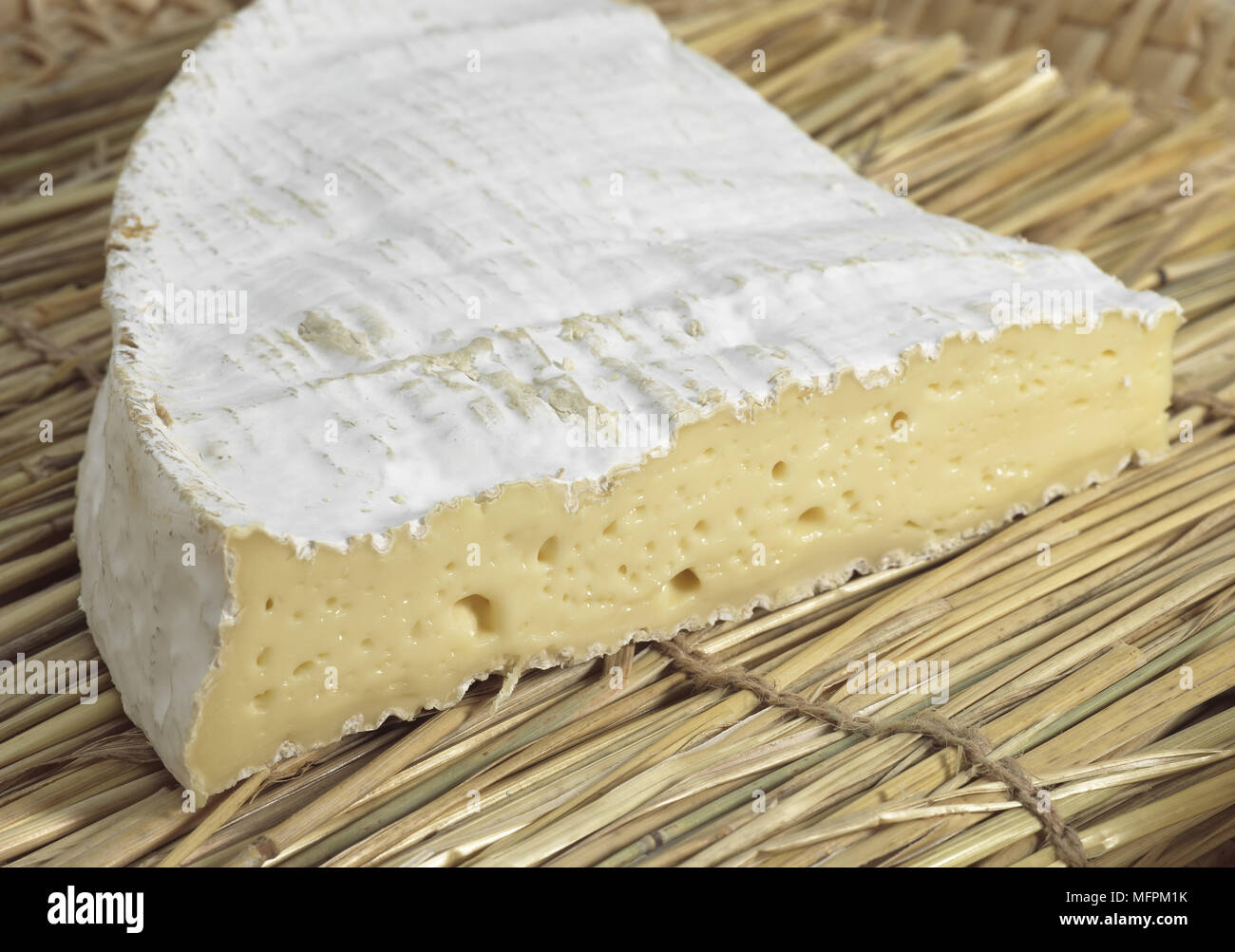 Brie de Meaux, a French Cheese made from Cow's Milk Stock Photo Alamy