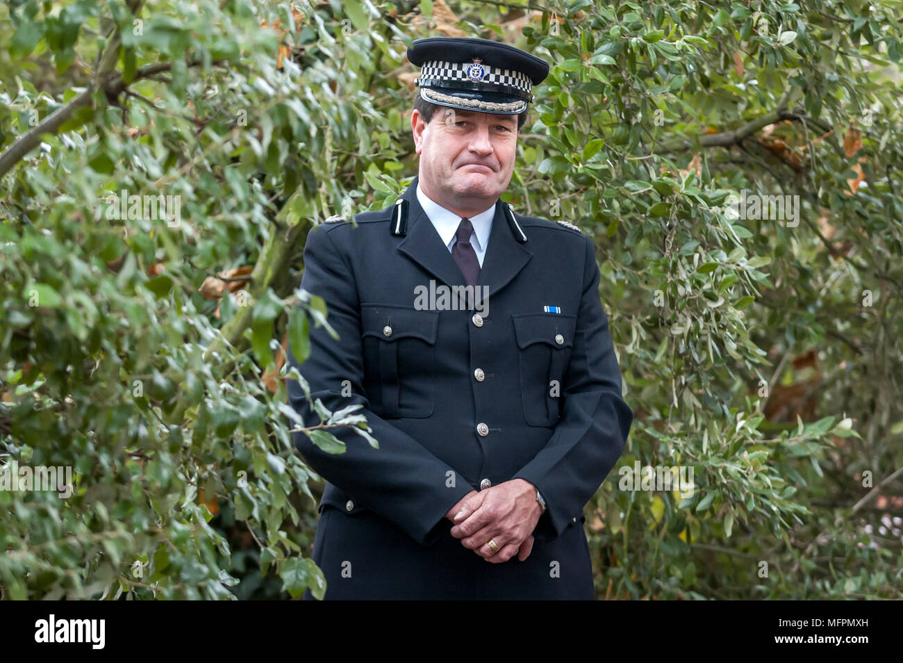 Assistant Chief Constable Nigel Yeo, of Sussex Police, pictured at the force Headquarters in Lewes, East Sussex. Stock Photo