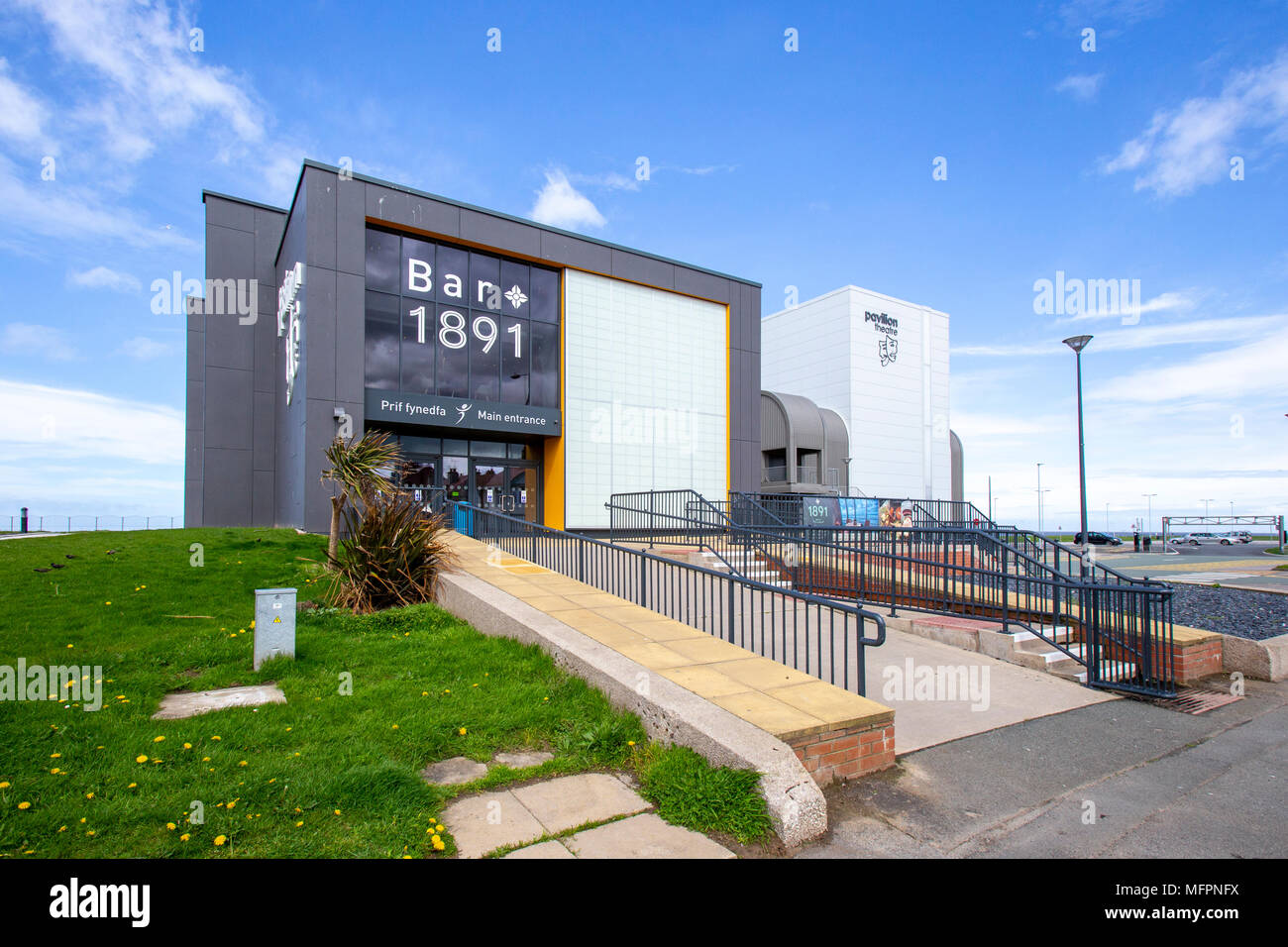 Pavilion Theatre in Rhyl Denbighshire Wales UK Stock Photo Alamy