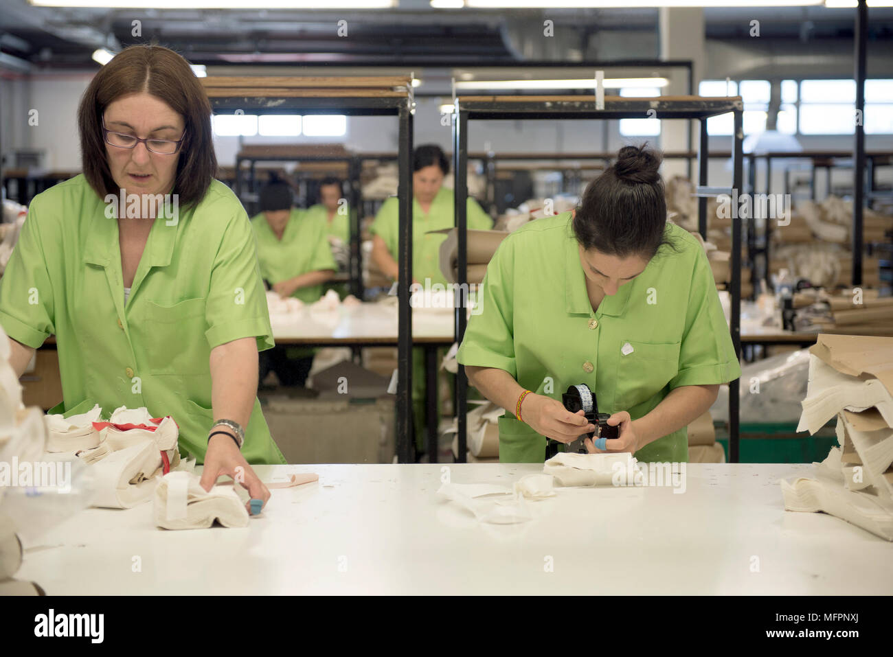 Inditex Factory in Arteixo,Spain Stock Photo