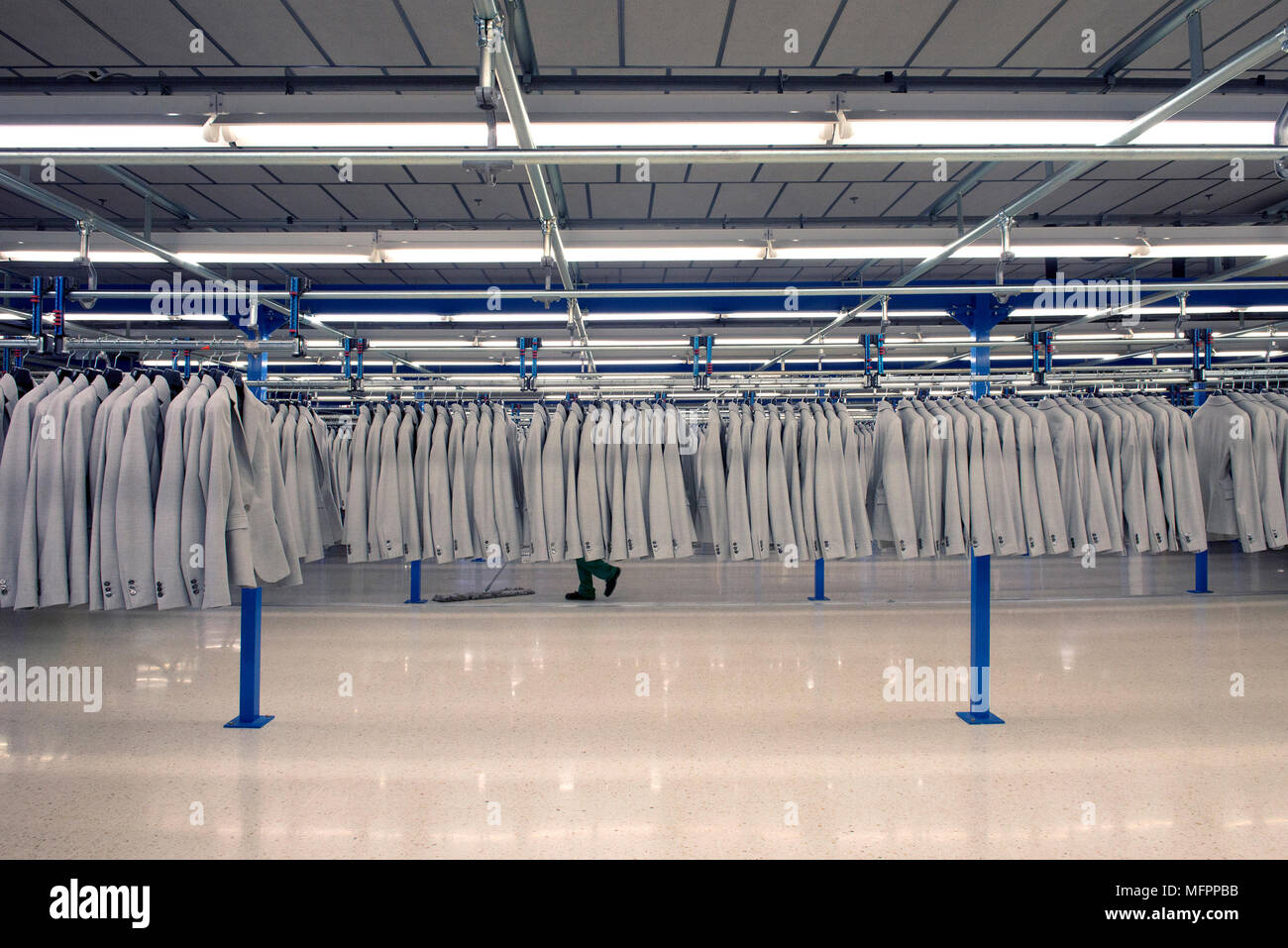 Inditex Factory in Arteixo,Spain Stock Photo