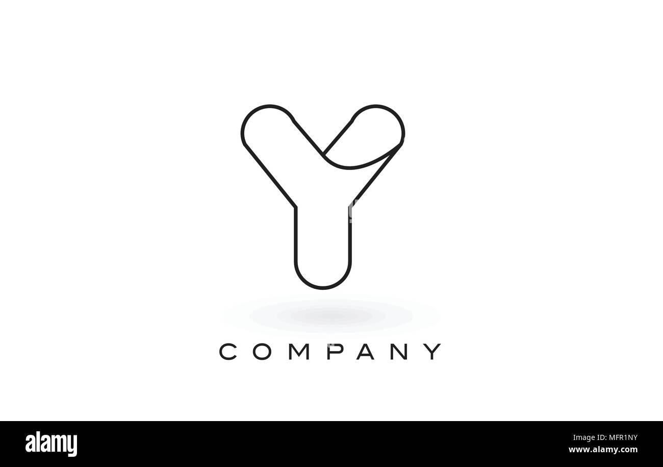 Premium Vector  Linear monogram yk logo