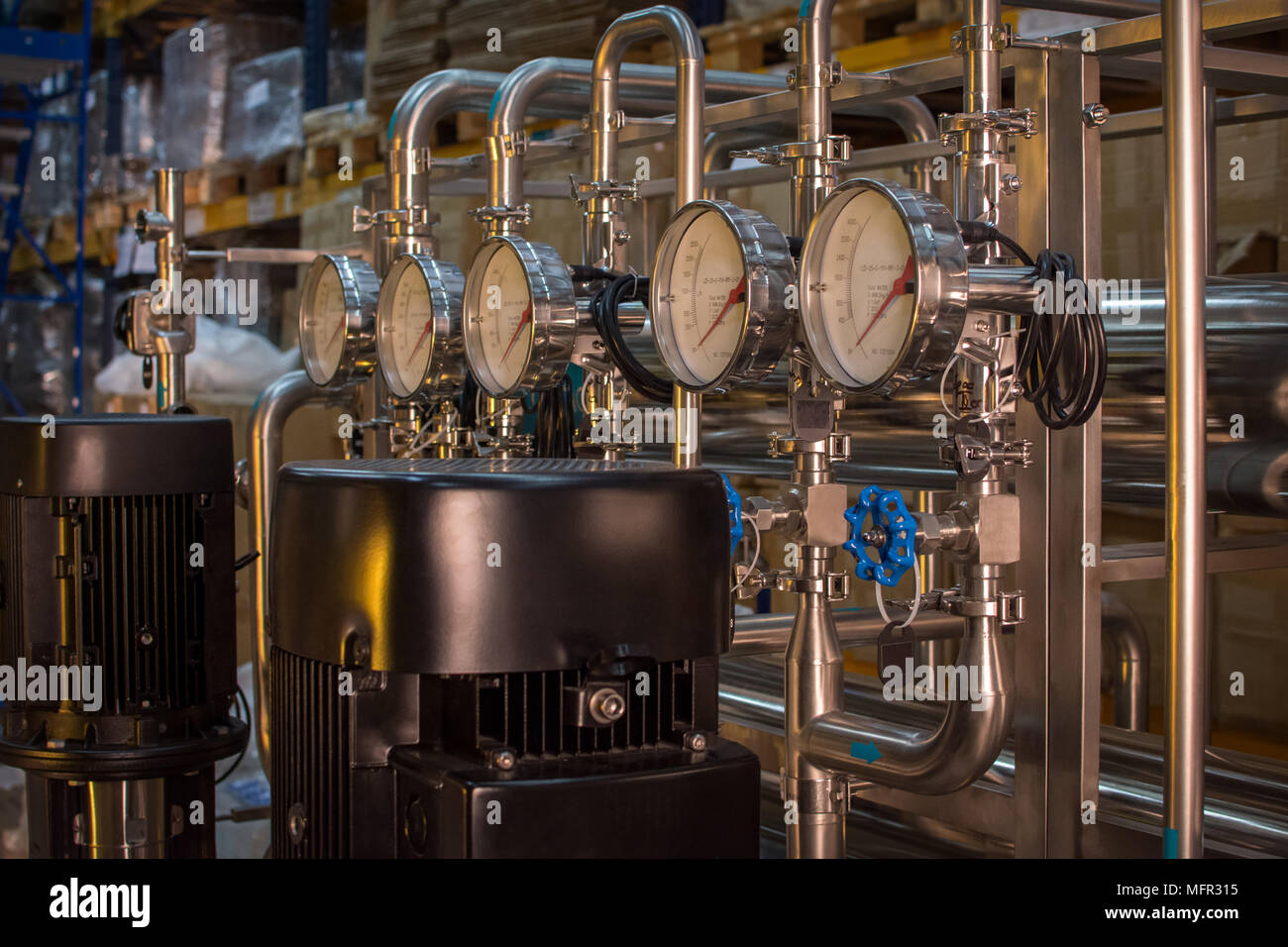 Pharmaceutical technology equipment facility for water preparation