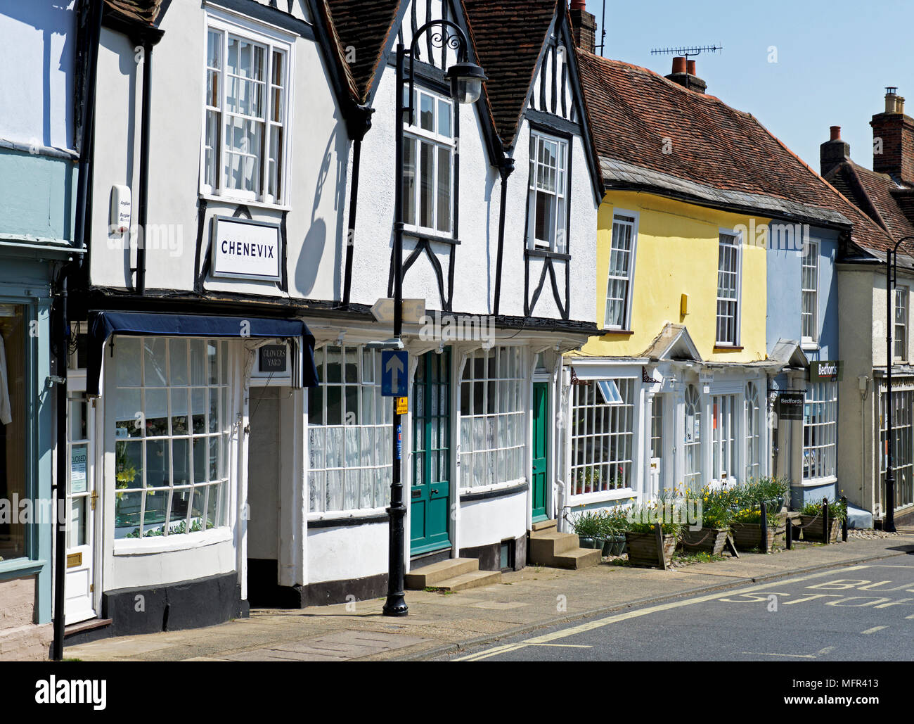 Street in Woodbridge,Suffolk, England UK Stock Photo Alamy