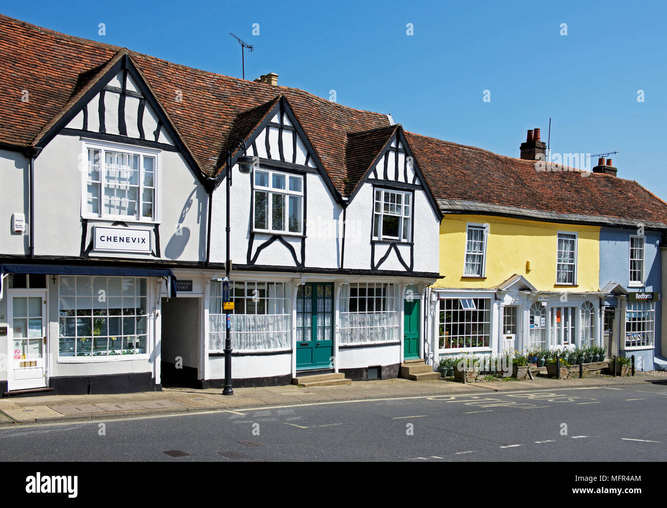 Street in Woodbridge,Suffolk, England UK Stock Photo Alamy