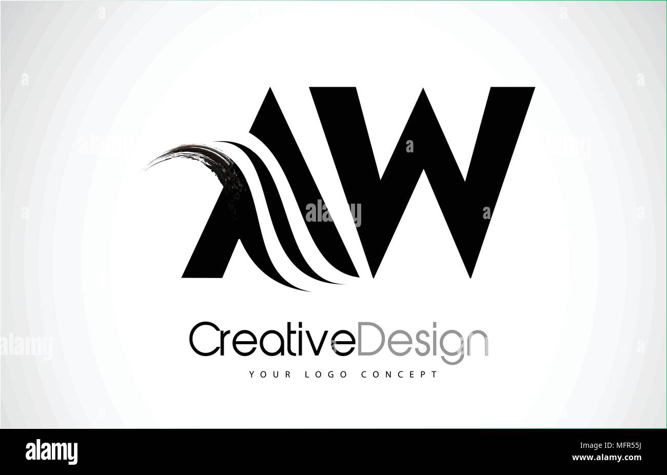 Modern AW Logo Design for business and company identity. Creative AW letter  with luxury concept Stock Vector Image & Art - Alamy