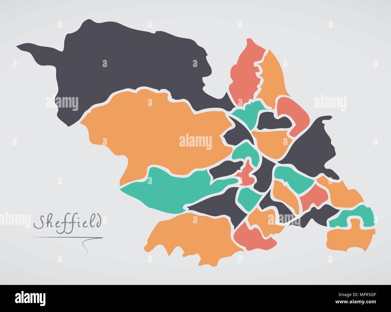 Sheffield artwork stock vector images alamy