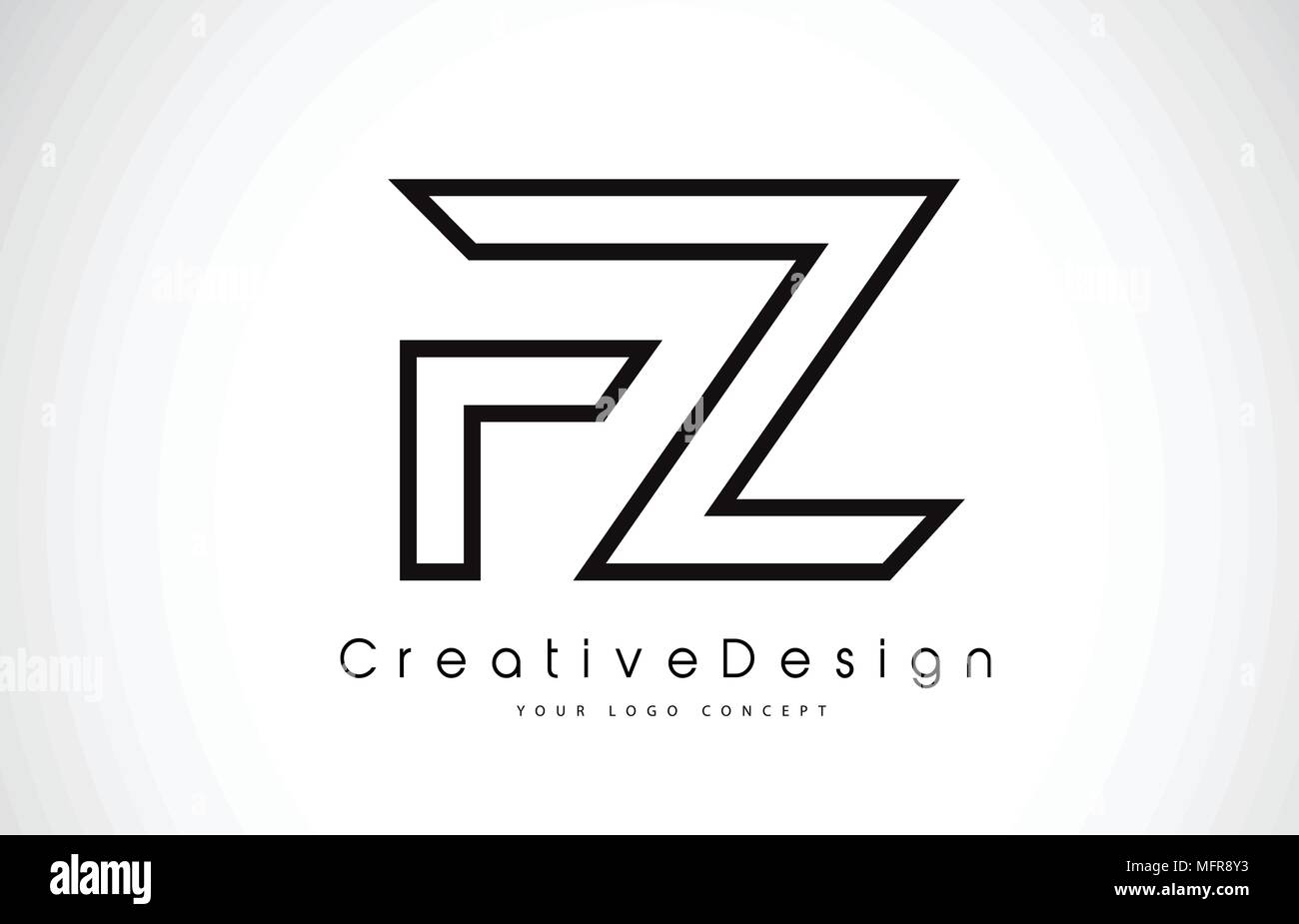 letter FZ logo. F Z. FZ logo design vector illustration for creative  company, business, industry. Pro vector 33044280 Vector Art at Vecteezy