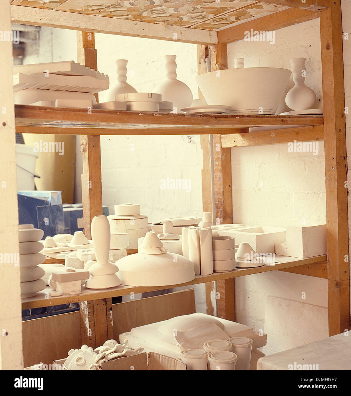 Ceramics In Workshop Studio Stock Photo Alamy