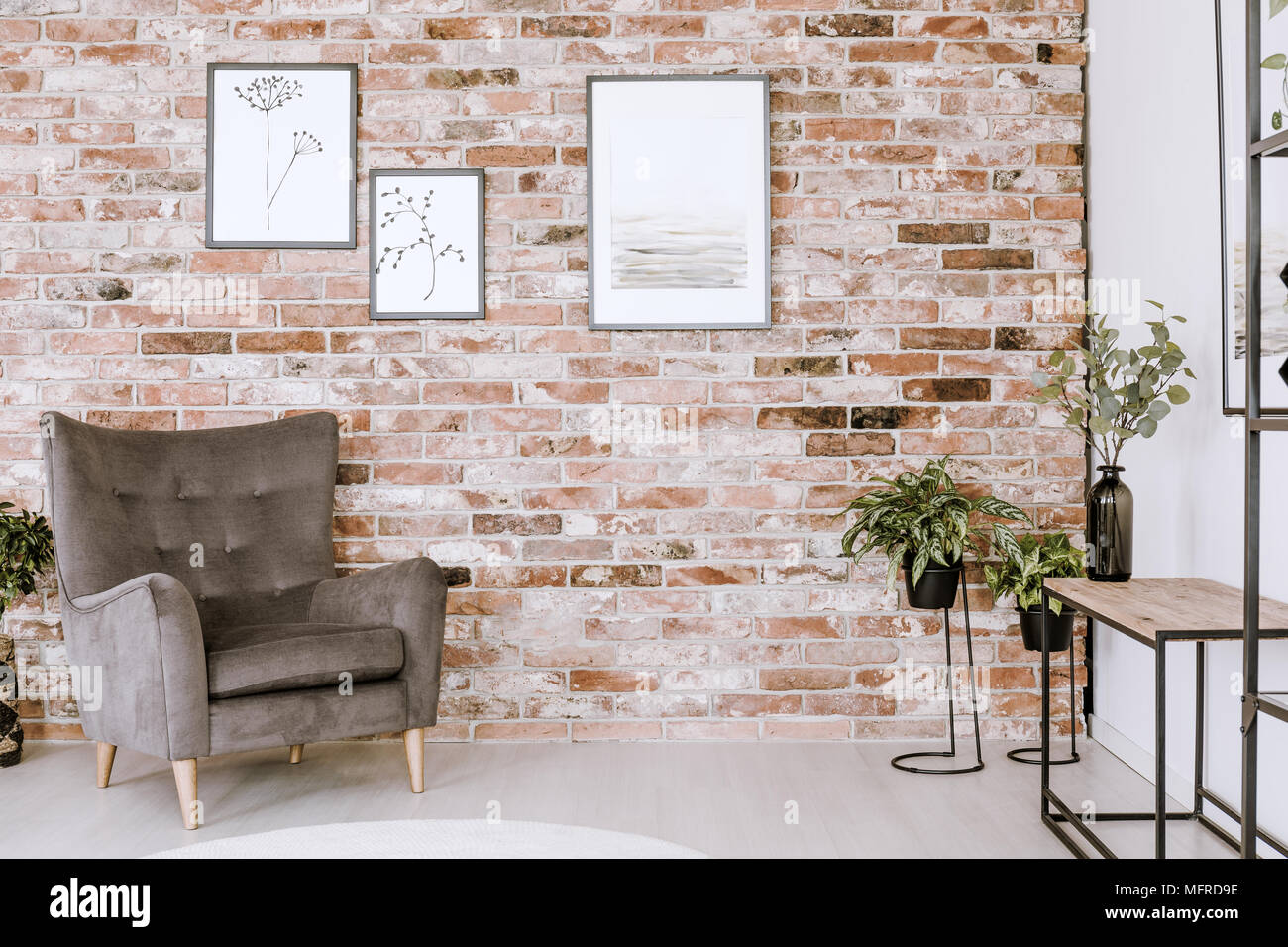 Red Brick Wall Interior