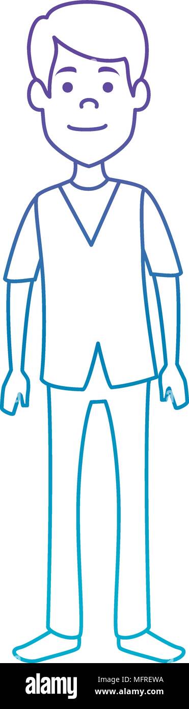doctor professional avatar character vector illustration design Stock ...