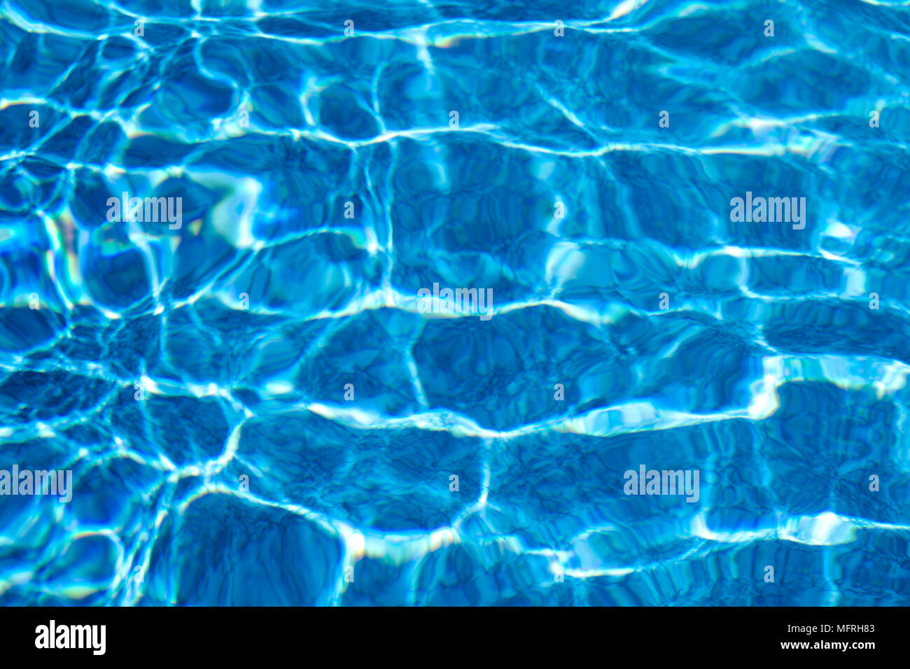 Blue water abstract Stock Photo