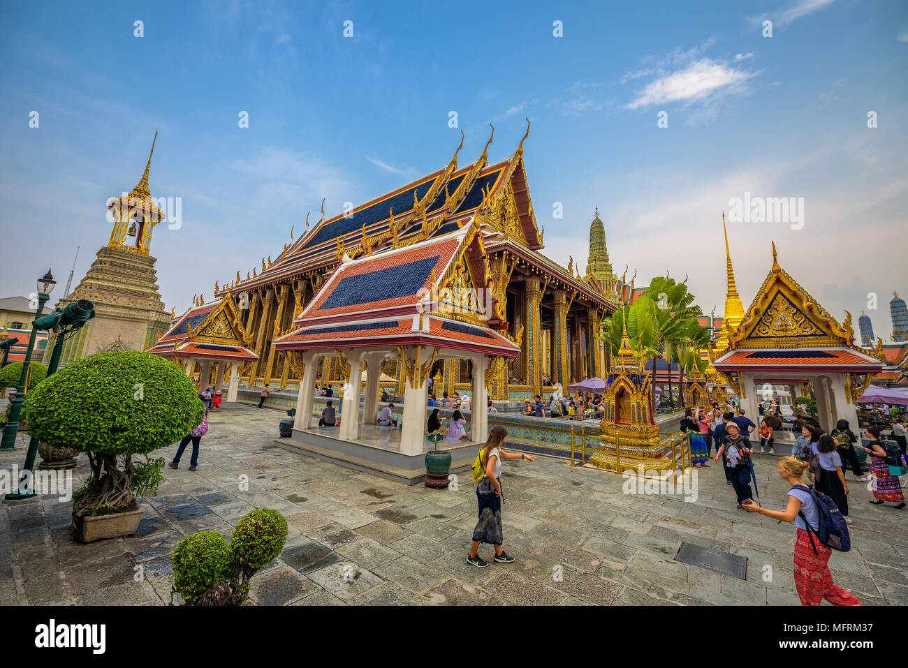 Grand palace in Bangkok, Thailand Stock Photo