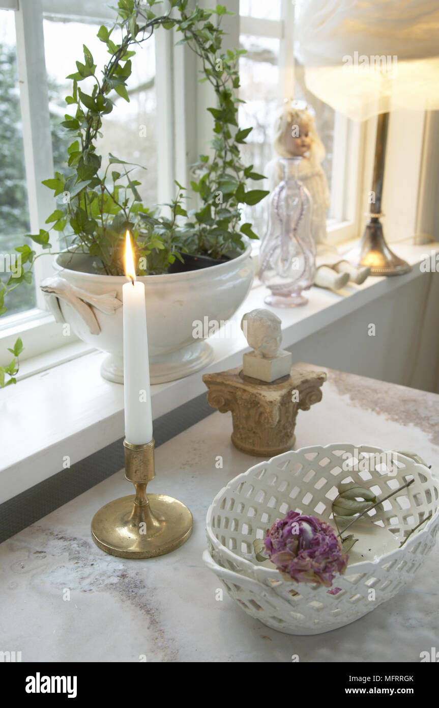 Window sill ornaments hi-res stock photography and images - Alamy