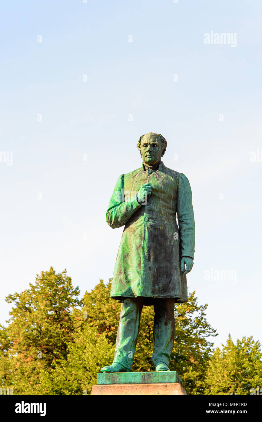 Statue in Helsinki, Finland Stock Photo - Alamy