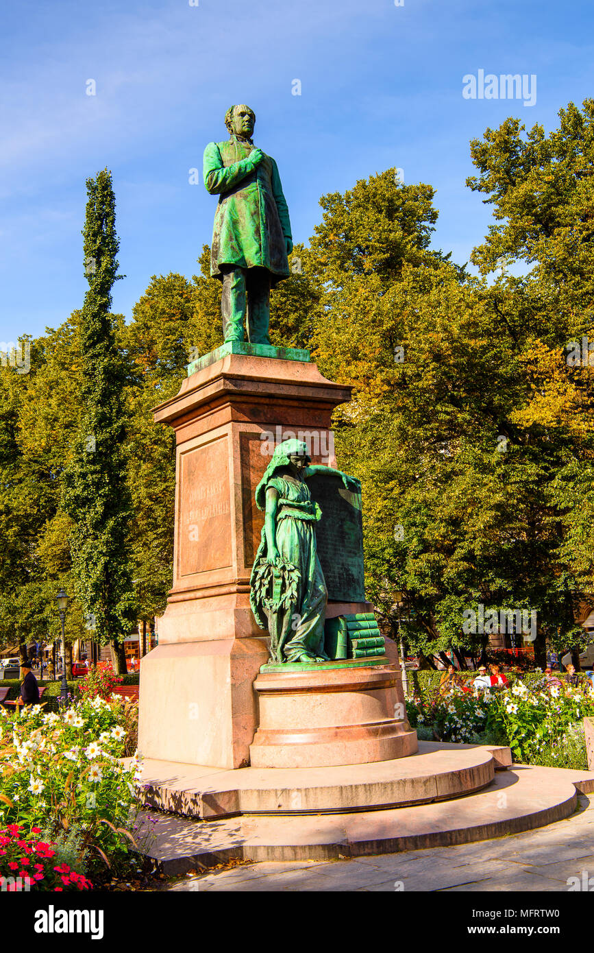 Statue in Helsinki, Finland Stock Photo - Alamy