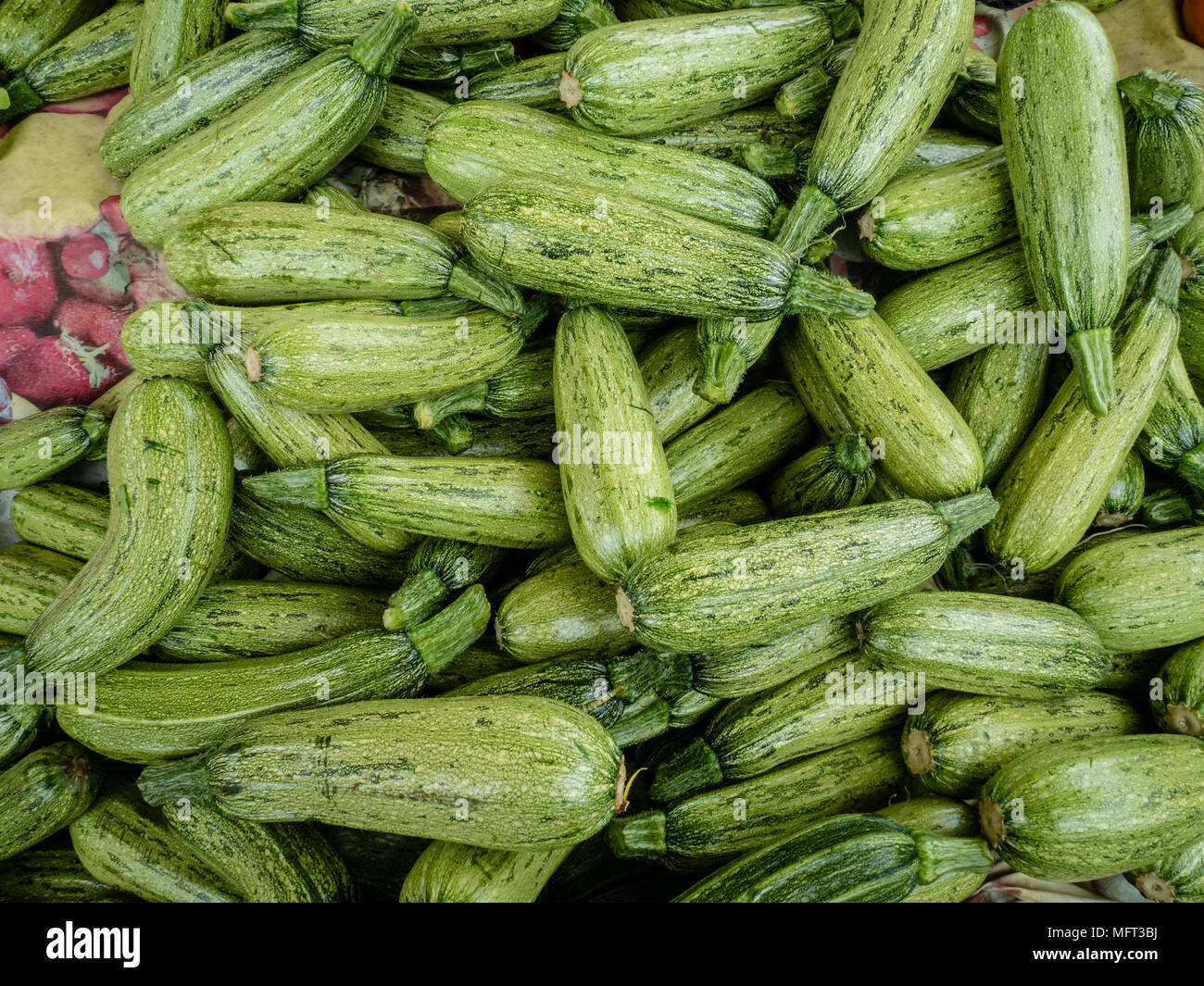 Fresh fruits and vegetables on the street market of Alghero, Sardinia