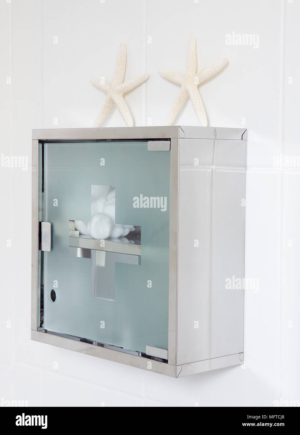 Wall mounted medicine chest Stock Photo Alamy